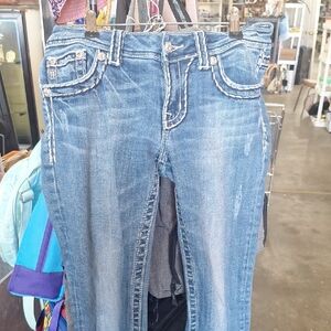 Miss Me Blue Skinny Jeans Classic Style 28x32